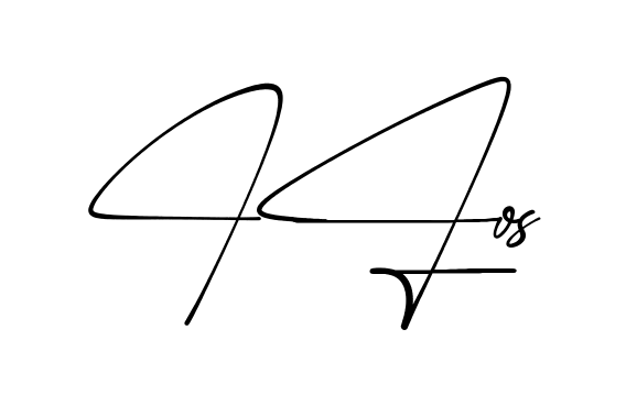 Ilo S simple name signature style in English