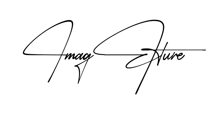 Imagene Signature simple name signature style in English
