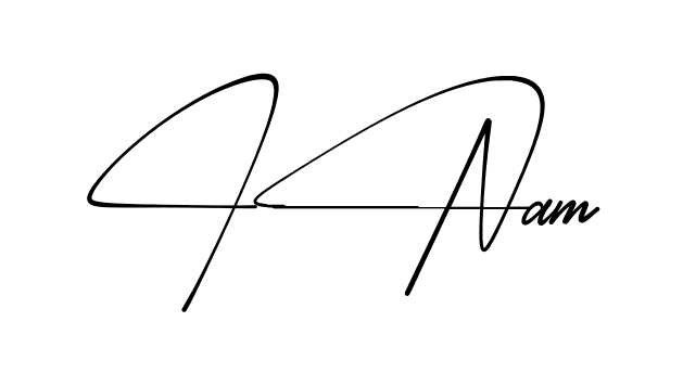 Simple Inam signature style