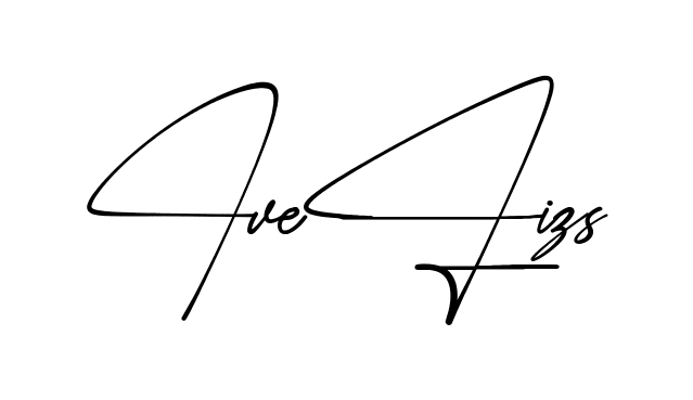 Iveliz S simple name signature style in English