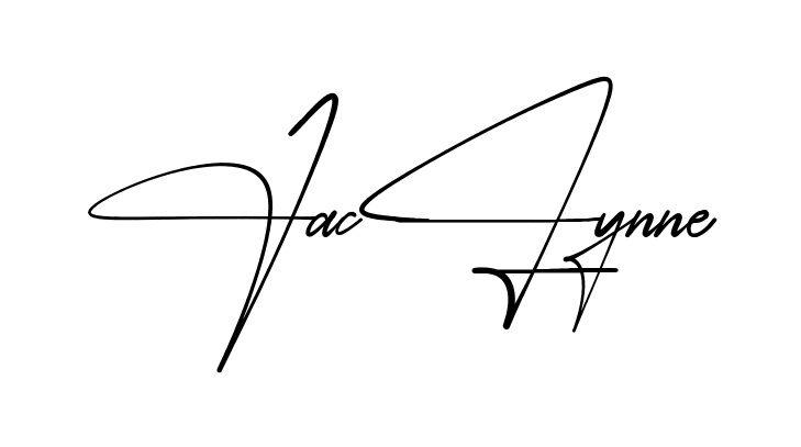 Jaclynne simple name signature style in English