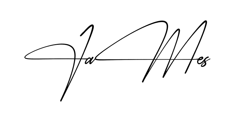 Simple James signature style