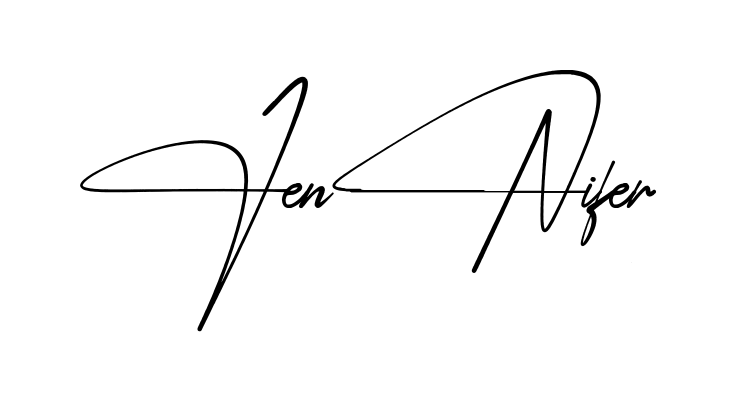 Simple Jennifer signature style