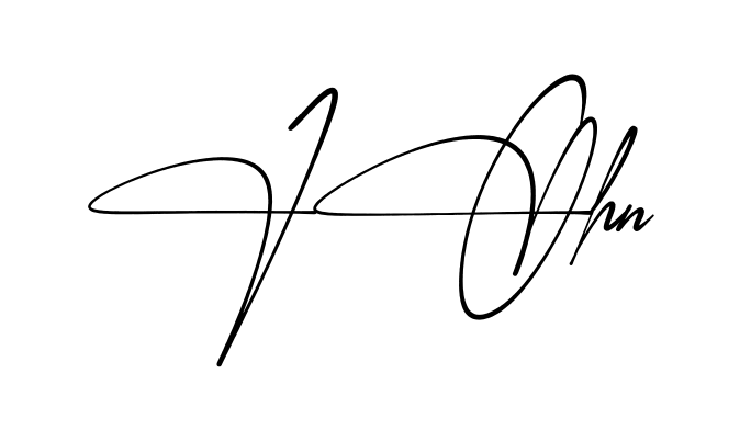 Simple John signature style