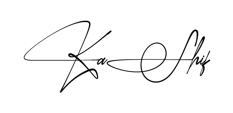 Simple Kashif signature style