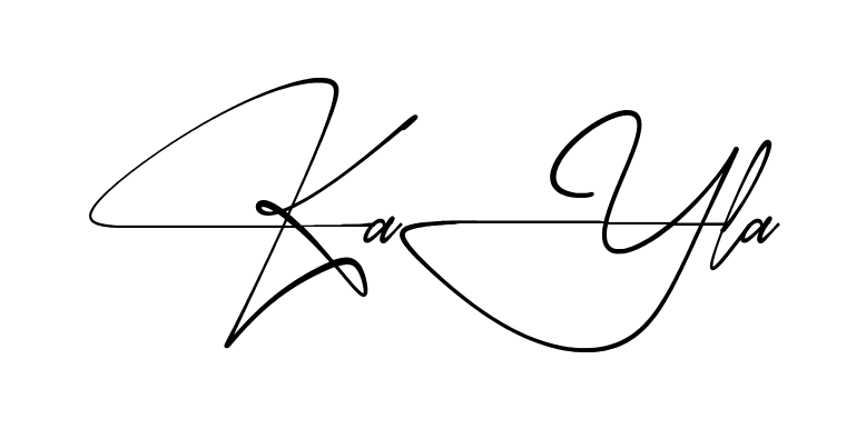 Simple Kayla signature style