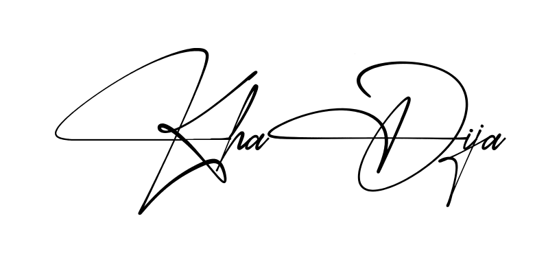 Simple Khadija signature style