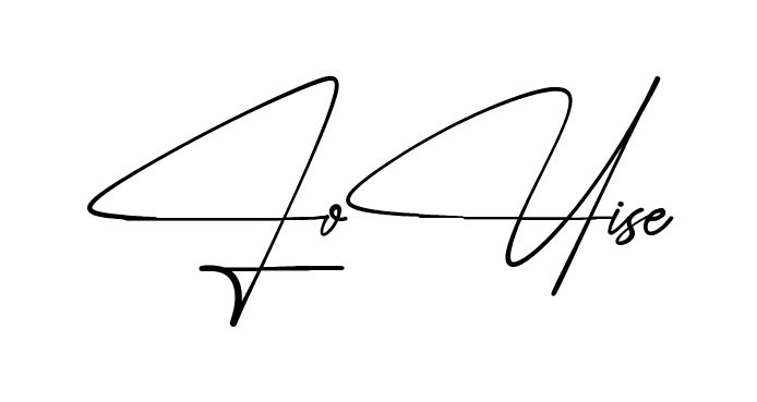 Louise simple name signature style in English