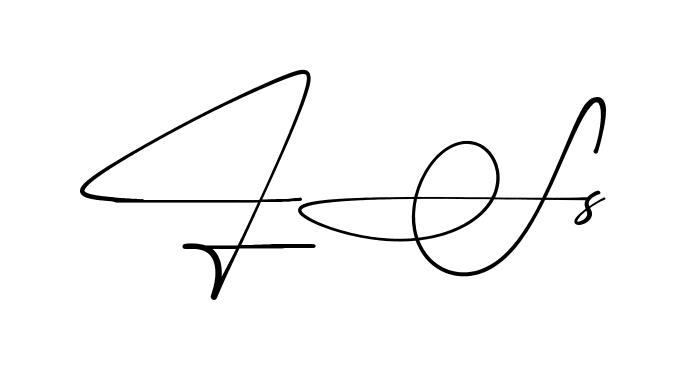 Ls S simple name signature style in English