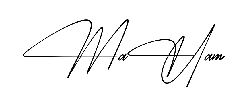 Simple Maham signature style