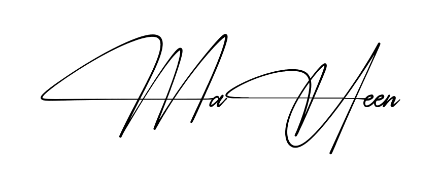 Simple Maheen signature style