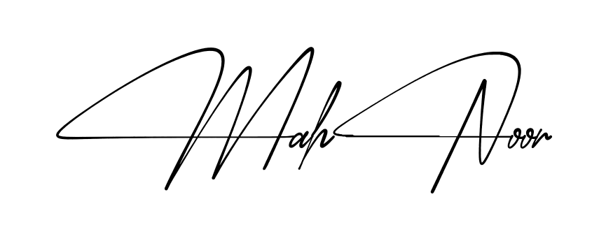 Simple Mahnoor signature style