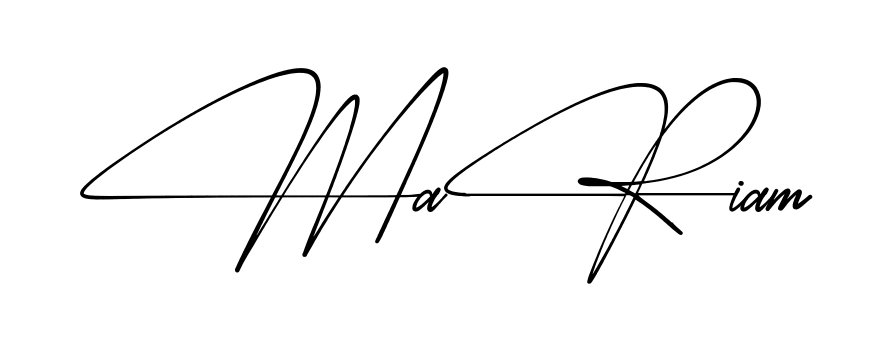 Simple Mariam signature style