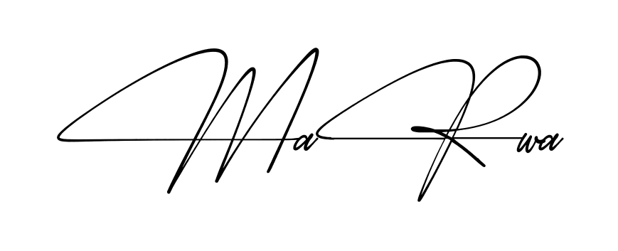Simple Marwa signature style