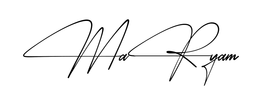 Simple Maryam signature style