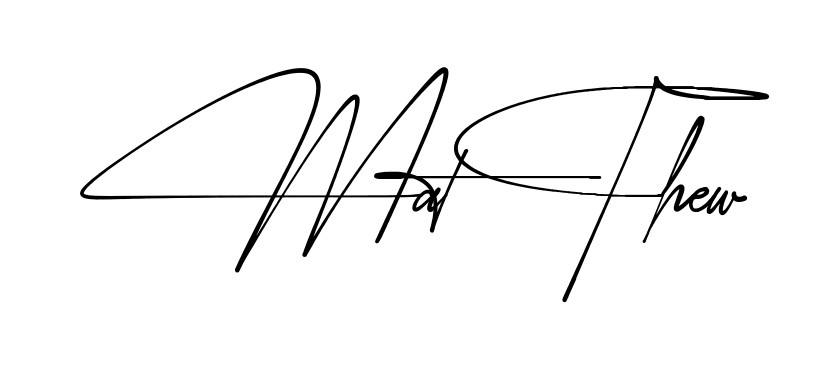 Simple Matthew signature style