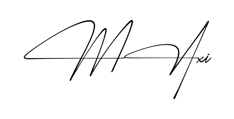 Maxi simple name signature style in English