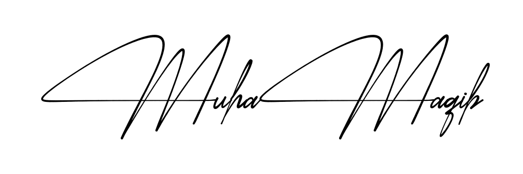 Simple Muhammad Saqib signature style