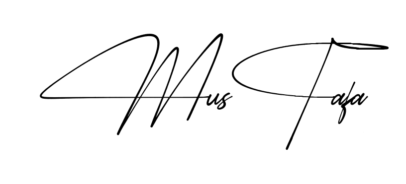 Simple Mustafa signature style