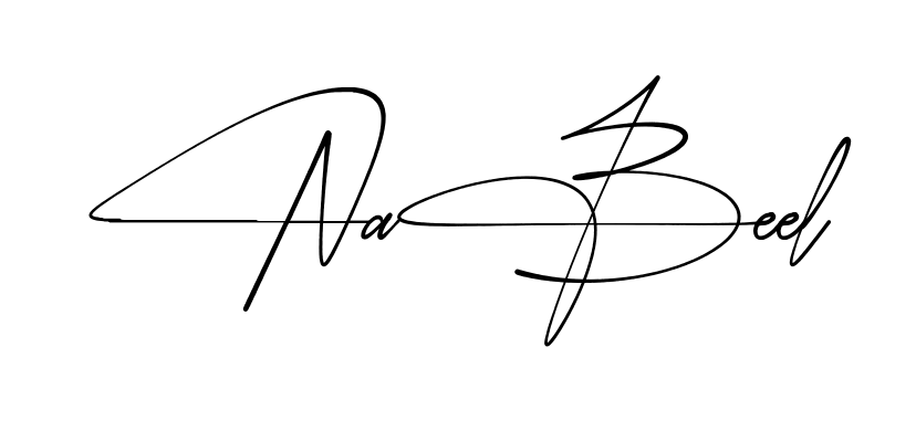 Simple Nabeel signature style