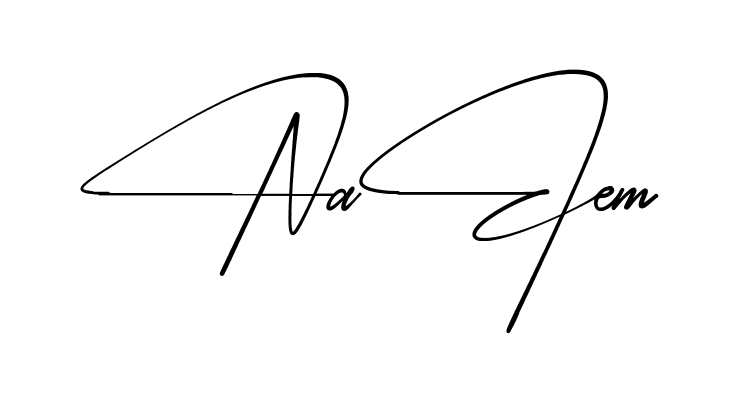Simple Naeem signature style