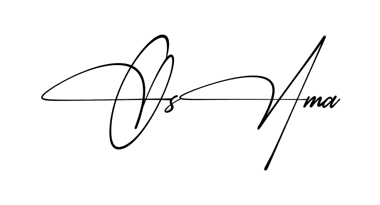 Simple Osama signature style