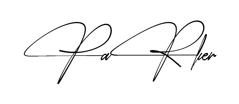 Simple Parker signature style