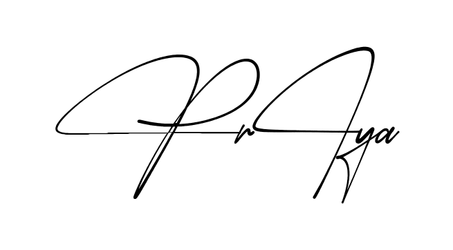 Simple Priya signature style