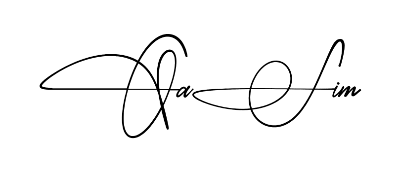 Simple Qasim signature style