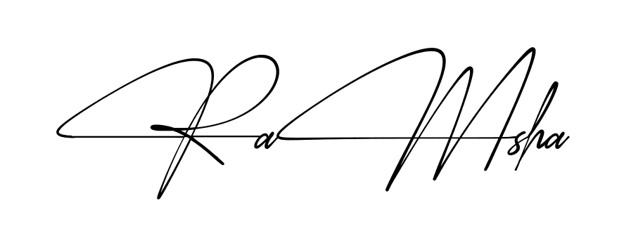 Simple Ramsha signature style