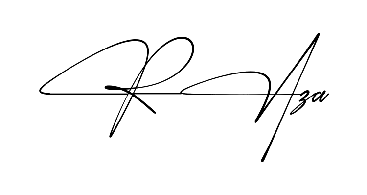 Simple Raza signature style