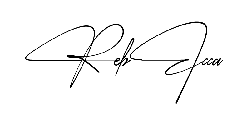 Simple Rebecca signature style