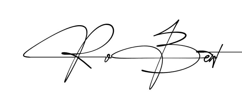 Simple Robert signature style