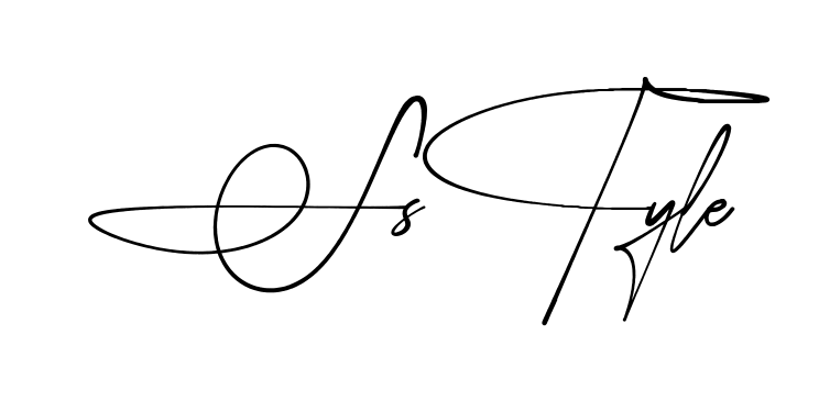S Style simple name signature style in English