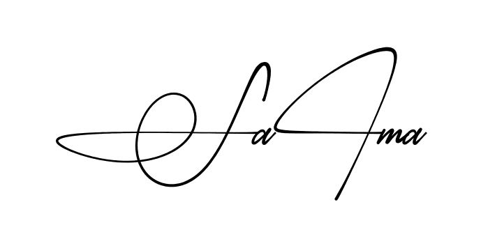 Simple Saima signature style