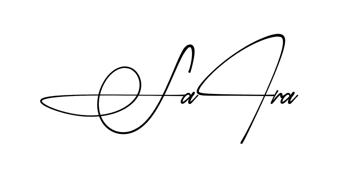 Simple Saira signature style