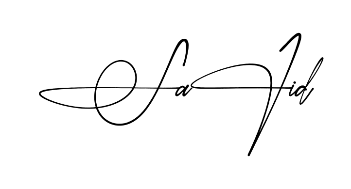 Simple Sajid signature style