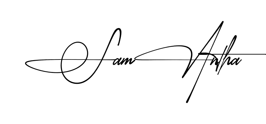 Simple Samantha signature style