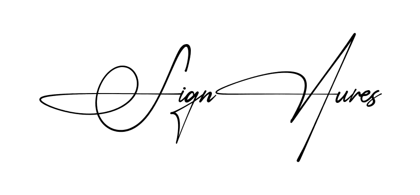 Signature S simple name signature style in English