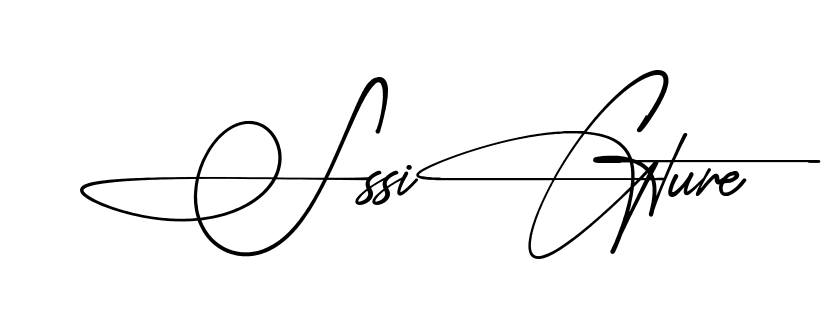 Ss Signature simple name signature style in English