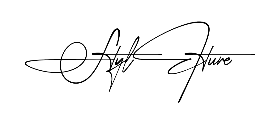 Style Signature simple name signature style in English