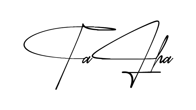 Simple Talha signature style