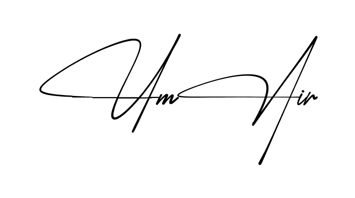 Simple Umair signature style