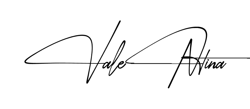 Simple Valentina signature style