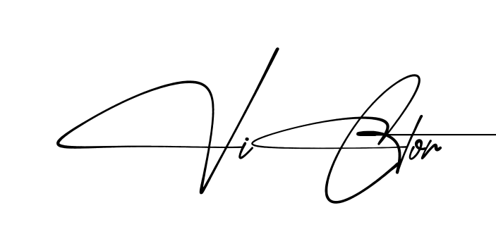 Simple Victor signature style