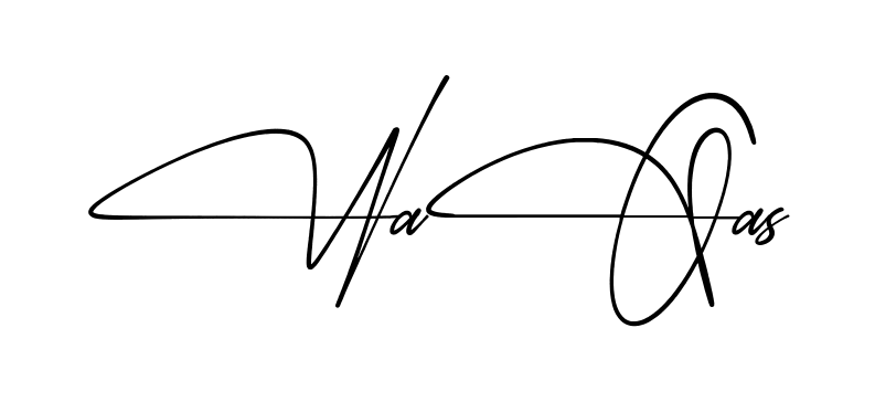Simple Waqas signature style