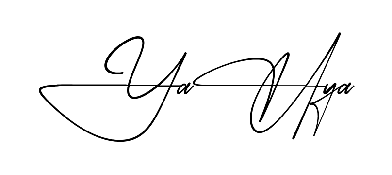 Simple Yahya signature style