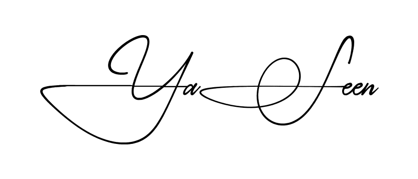 Simple Yaseen signature style