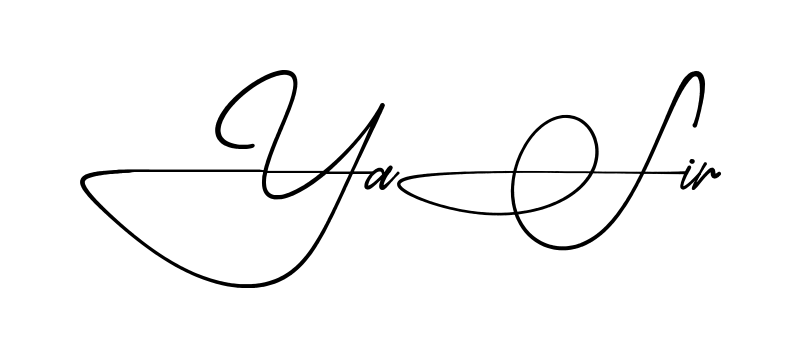 Simple Yasir signature style