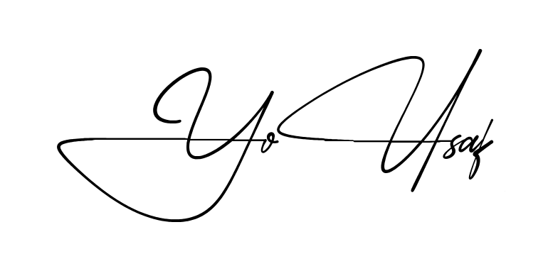 Simple Yousaf signature style